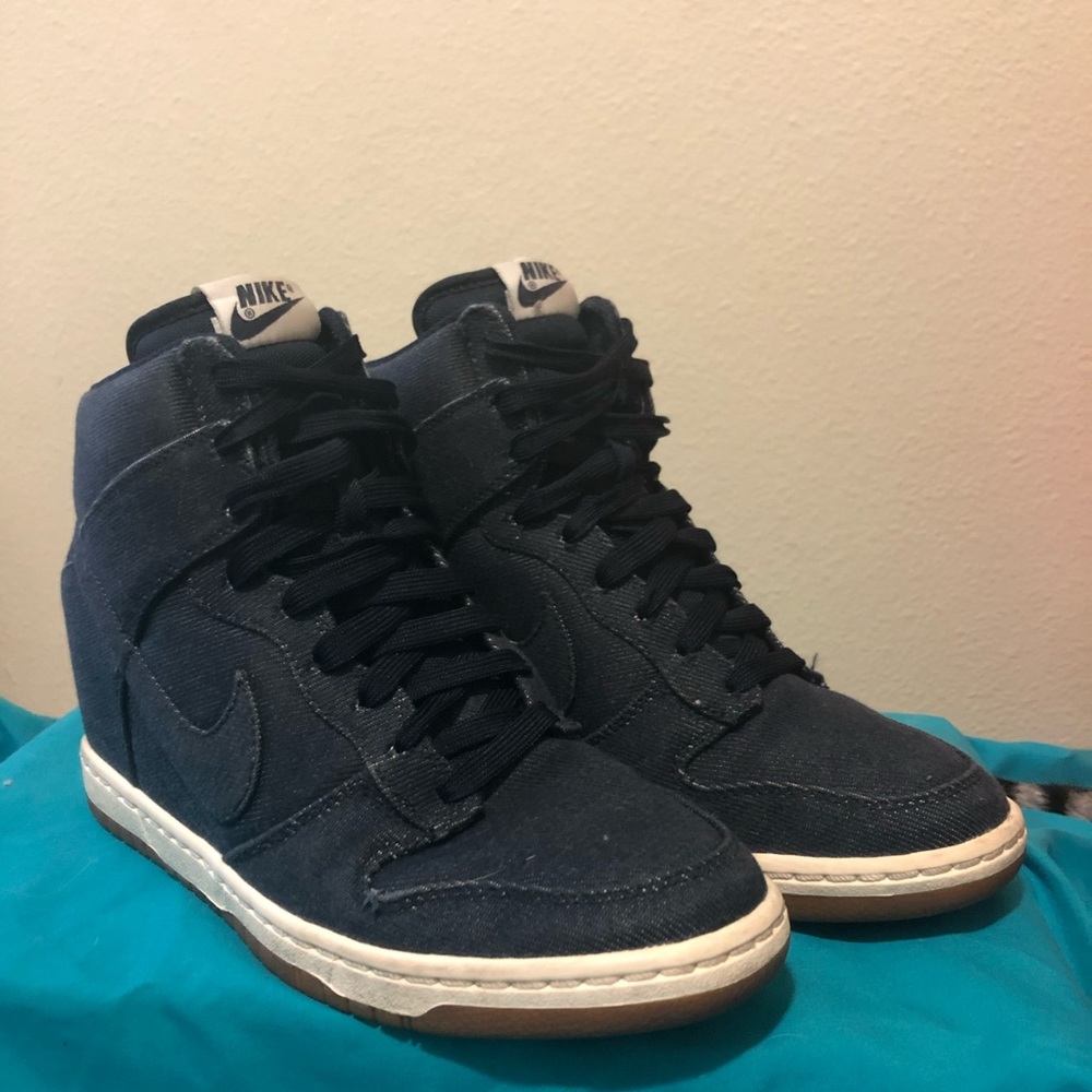 Nike Dunk Sky Hi Women’s High Top Wedge Sneakers